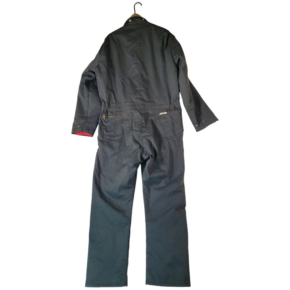 Walls Blizzard-Pruf Insulated Coveralls Mens XL Tall Navy Blue Made in USA Work